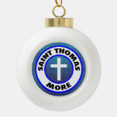 Saint Thomas More Keramische Bal Ornament (Voorkant)