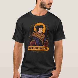 Saint Thomas Sir More Utopia katholieke St T-shirt