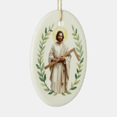 Saint Thomas the Apostle God's Peace and Blessings Keramisch Ornament (Rechts)