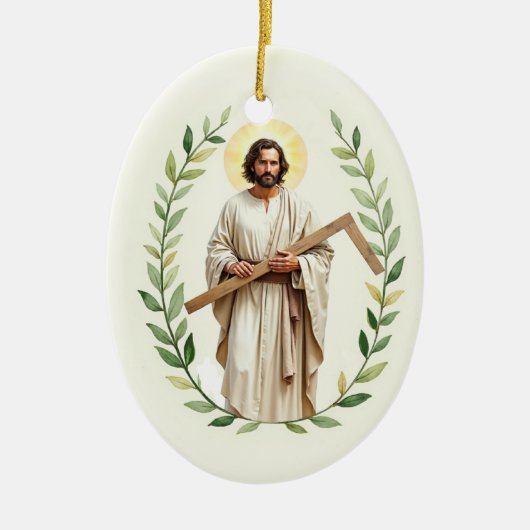 Saint Thomas the Apostle God's Peace and Blessings Keramisch Ornament (Voorkant)