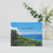 Saint Thomas U.S.V.I. Briefkaart (Staand voorkant)