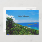Saint Thomas U.S.V.I. Briefkaart (Voorkant / Achterkant)