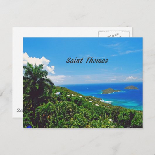 Saint Thomas U.S.V.I. Briefkaart (Voorkant / Achterkant)