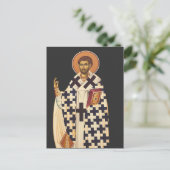 Saint Timothy de eerste Christelijke bisschop van  Briefkaart (Staand voorkant)