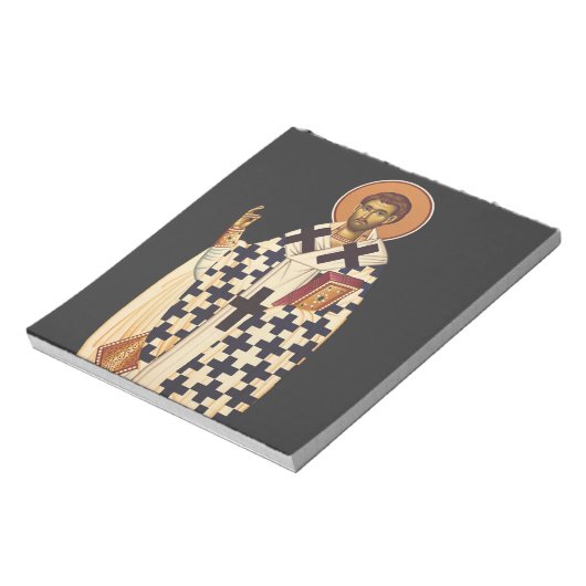 Saint Timothy de eerste Christelijke bisschop van  Notitieblok (Linkerzijde)