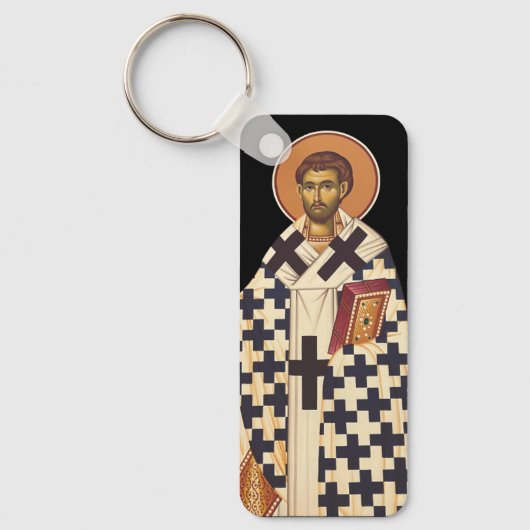 Saint Timothy de eerste Christelijke bisschop van  Sleutelhanger (Voorkant)