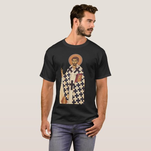 Saint Timothy de eerste Christelijke bisschop van  T-shirt (Voorkant volledig)