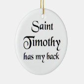 saint timothy koffiemok keramisch ornament (Rechts)