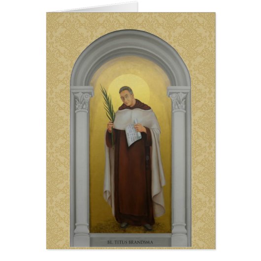Saint Titus Brandsma Carmelite Saints Priest (Voorkant)