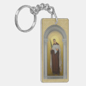 Saint Titus Brandsma Carmelite Saints Priest Sleutelhanger (Voorkant Links)