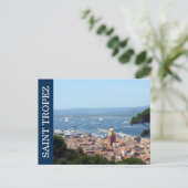 saint tropez blue briefkaart (Staand voorkant)