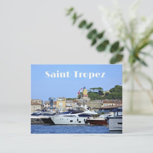 Saint-Tropez Briefkaart (Staand voorkant)