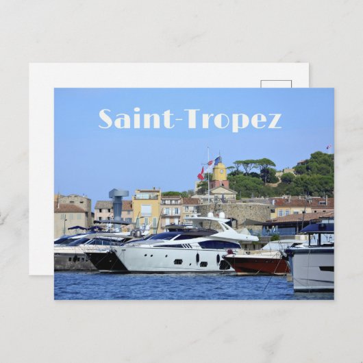 Saint-Tropez Briefkaart (Voorkant / Achterkant)