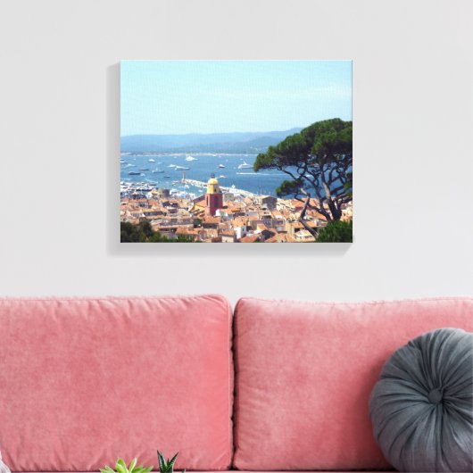 saint tropez canvas afdruk (Insitu (Woonkamer))
