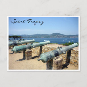 saint-tropez citadel-kanonnen briefkaart