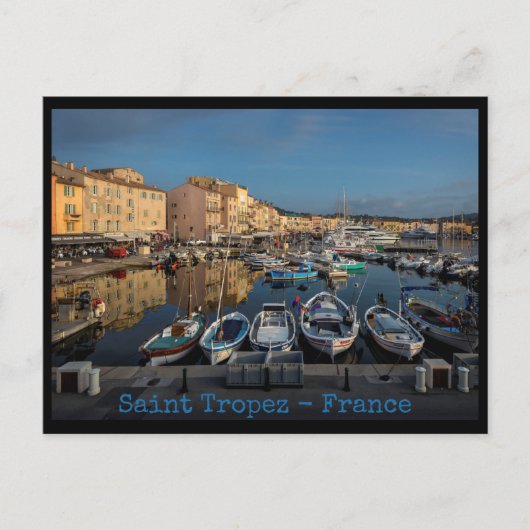 Saint Tropez, Frankrijk Briefkaart (Voorkant)
