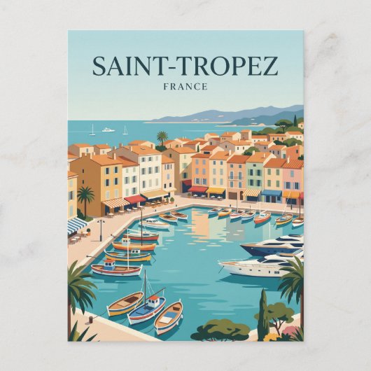 Saint-Tropez Frankrijk Briefkaart (Voorkant)