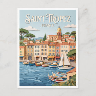 Saint-Tropez Frankrijk Briefkaart