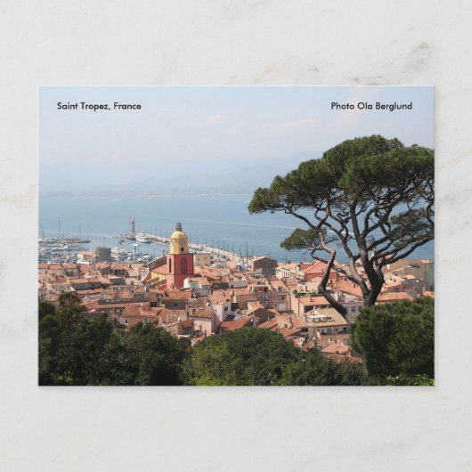 Saint Tropez, Frankrijk, Foto Ola ... Briefkaart (Voorkant)