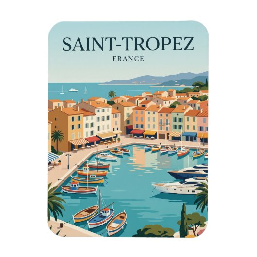 Saint-Tropez Frankrijk Magneet (Verticaal)