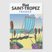 Saint-Tropez Frankrijk reisposter  (Voorkant)