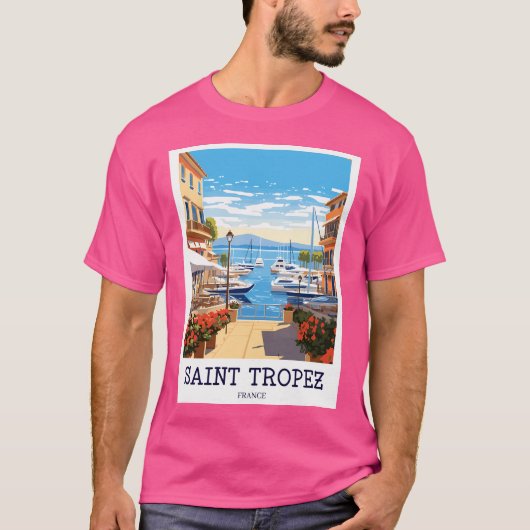 Saint Tropez - Frankrijk Reisverslag - TP012 T-shirt (Voorkant)