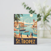  Saint-Tropez Frankrijk Reizen Briefkaart (Staand voorkant)