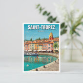 Saint-Tropez Frankrijk Reizen Briefkaart (Staand voorkant)