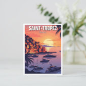 Saint-Tropez Frankrijk Reizen Briefkaart (Staand voorkant)