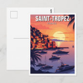 Saint-Tropez Frankrijk Reizen Briefkaart (Voorkant / Achterkant)