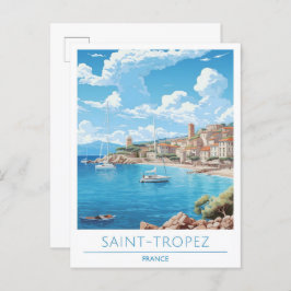 Saint Tropez Frankrijk Reizen Briefkaart