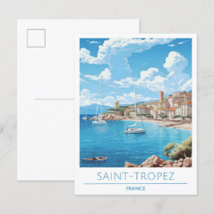 Saint Tropez Frankrijk Reizen Briefkaart