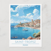 Saint Tropez Frankrijk Reizen Briefkaart (Voorkant)