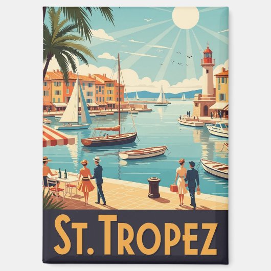  Saint-Tropez Frankrijk Reizen Magneet (Voorkant)