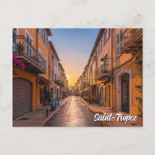 Saint-Tropez Frankrijk Travel Briefkaart