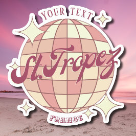 Saint Tropez Frankrijk vakantie decor accessoire Sticker