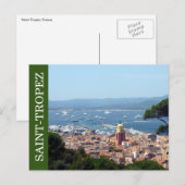 saint tropez green briefkaart (Voorkant / Achterkant)