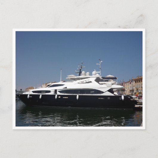 Saint Tropez Maxi Boten Briefkaart (Voorkant)