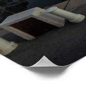 Saint Tropez Port, blauwe kust, Frankrijk Poster (Hoek)