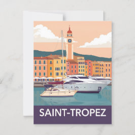 Saint-Tropez Reizen - Franse Rivier Briefkaart