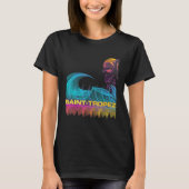 Saint Tropez Retro 80s Style  Vaporwave Su T-shirt (Voorkant)