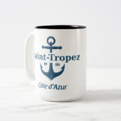 Saint Tropez Tweekleurige Koffiemok (Voorkant links)