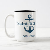 Saint Tropez Tweekleurige Koffiemok (Links)