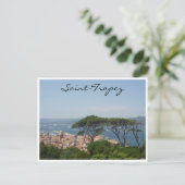 saint-tropez-uitzicht briefkaart (Staand voorkant)