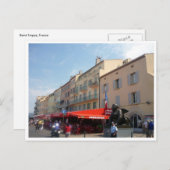 saint tropez waterfront briefkaart (Voorkant / Achterkant)