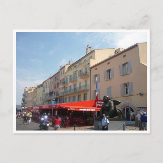 saint tropez waterfront briefkaart (Voorkant)