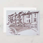 Saint-Tropez Waterfront | Saint-Tropez, Frankrijk Briefkaart (Voorkant / Achterkant)
