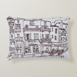 Saint-Tropez winkels Franse Rivièra, Frankrijk Decoratief Kussen