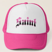 Saint Trucker Hoed - Roze Pet (Voorkant)