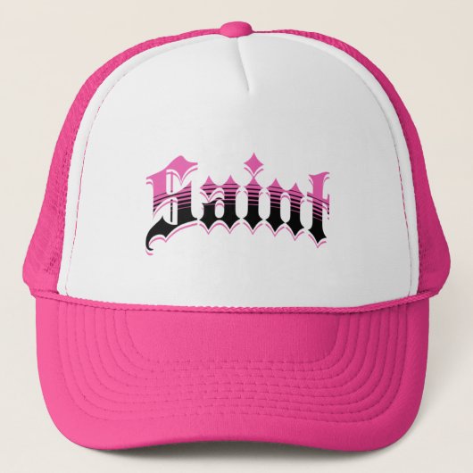 Saint Trucker Hoed - Roze Trucker Pet (Voorkant)